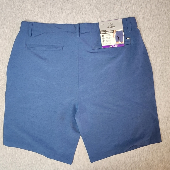 Hurley Men's Blue Shorts Size 40 Summer Golf Shorts - Picture 2 of 4